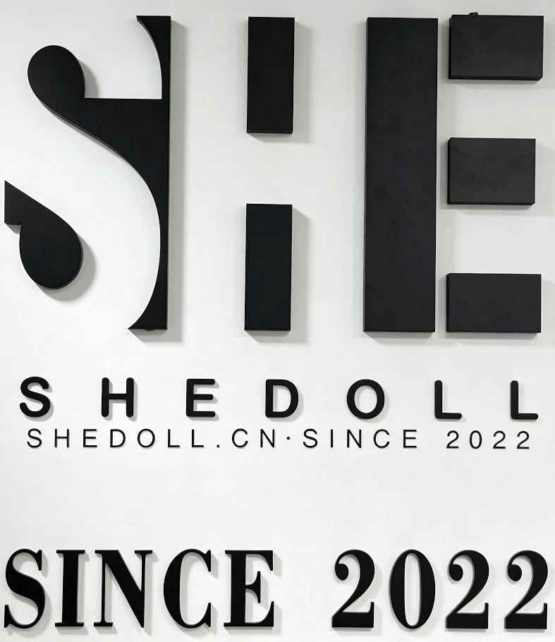 SHEDOLL Dongguan Manufacturing Headquarters Logo Wall